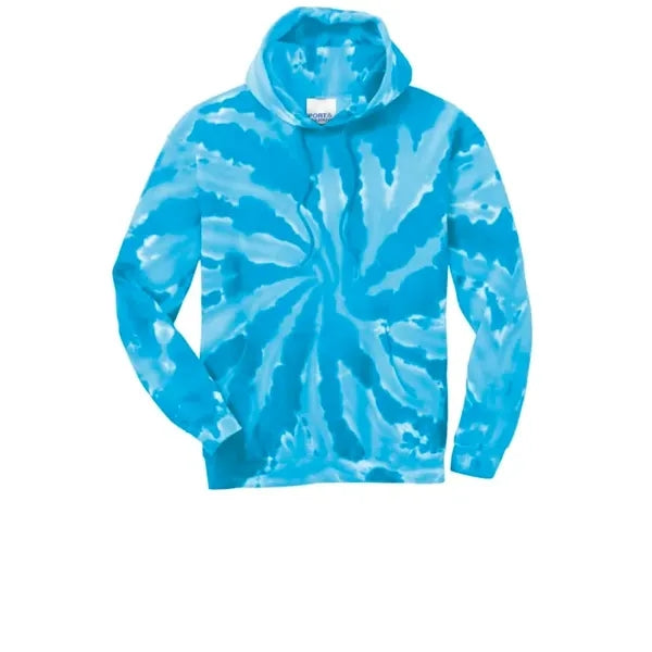 Port & Company Tie-Dye Pullover Hooded Sweatshirt.