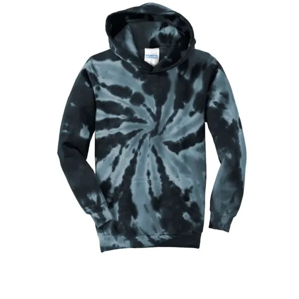 Port & Company Youth Tie-Dye Pullover Hooded Sweatshirt.