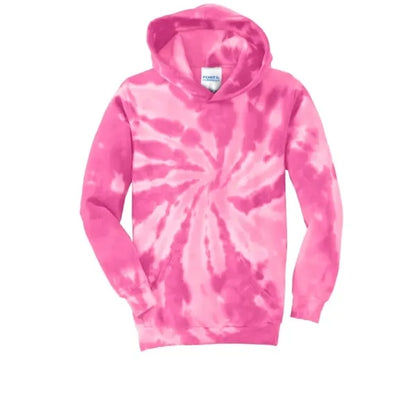 Port & Company Youth Tie-Dye Pullover Hooded Sweatshirt.