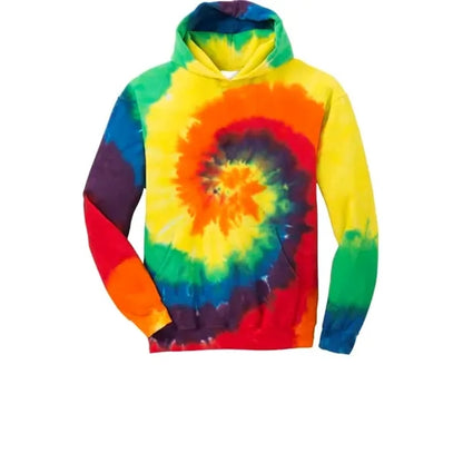 Port & Company Youth Tie-Dye Pullover Hooded Sweatshirt.
