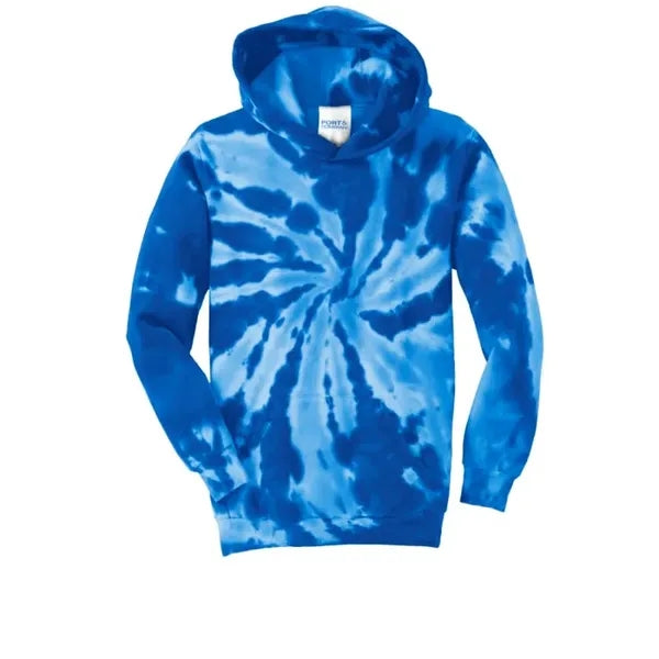 Port & Company Youth Tie-Dye Pullover Hooded Sweatshirt.