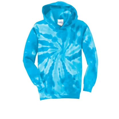 Port & Company Youth Tie-Dye Pullover Hooded Sweatshirt.