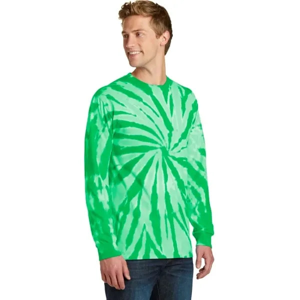 Port & Company Tie-Dye Long Sleeve Tee.