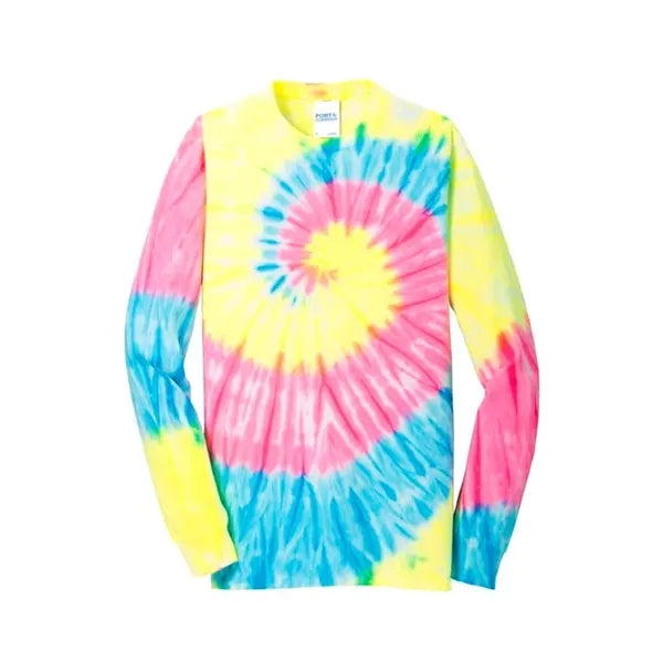Port & Company Tie-Dye Long Sleeve Tee.