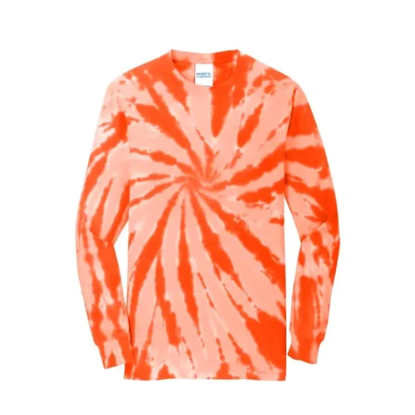 Port & Company Tie-Dye Long Sleeve Tee.