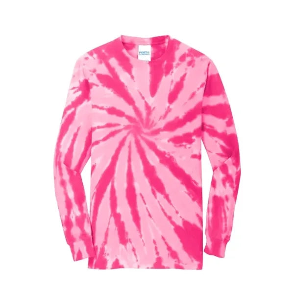 Port & Company Tie-Dye Long Sleeve Tee.