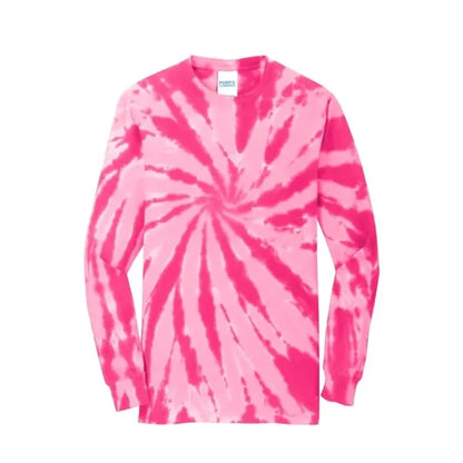 Port & Company Tie-Dye Long Sleeve Tee.