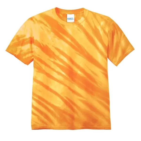 Port & Company - Tiger Stripe Tie-Dye Tee.