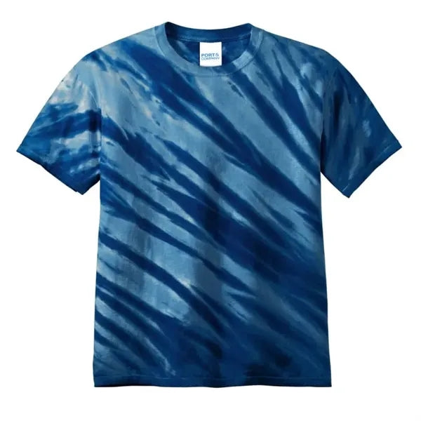 Port & Company - Tiger Stripe Tie-Dye Tee.