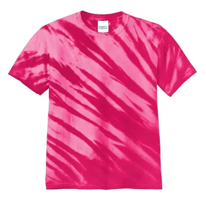 Port & Company - Tiger Stripe Tie-Dye Tee.