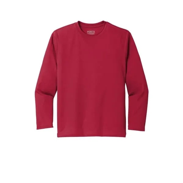 Port & Company Youth Long Sleeve Performance Tee