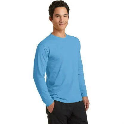 Port & Company Long Sleeve Performance Blend Tee.