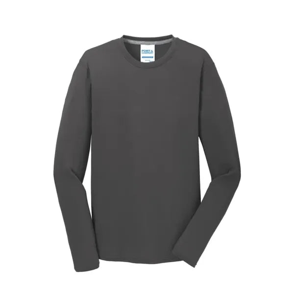 Port & Company Long Sleeve Performance Blend Tee.