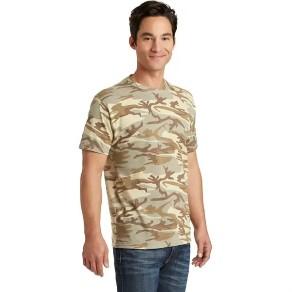Port & Company Core Cotton Camo Tee.