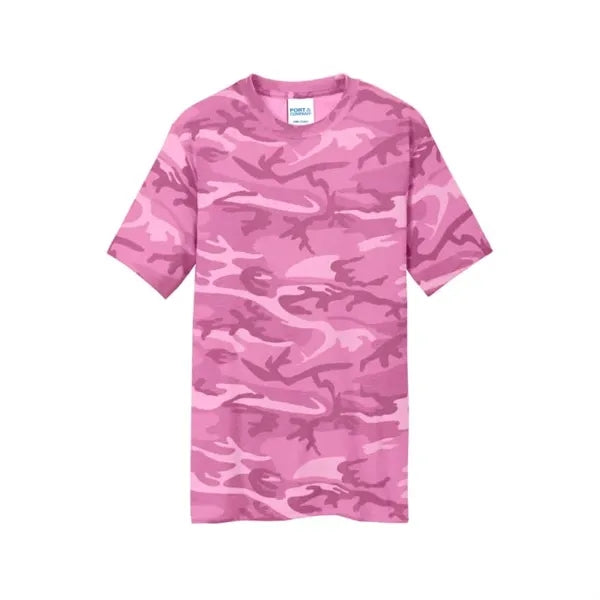 Port & Company Core Cotton Camo Tee.