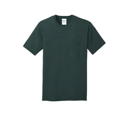 Port & Company Core Cotton Pocket Tee.