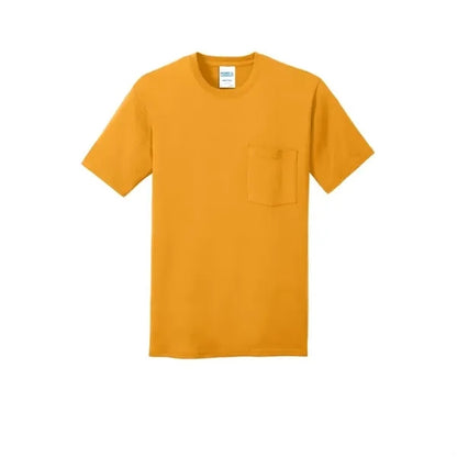 Port & Company Core Cotton Pocket Tee.