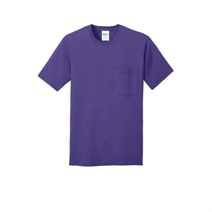 Port & Company Core Cotton Pocket Tee.