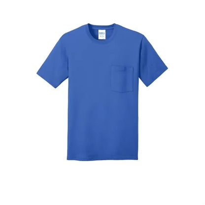 Port & Company Core Cotton Pocket Tee.