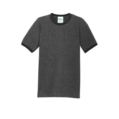 Port & Company Core Cotton Ringer Tee.