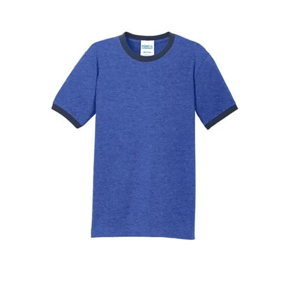 Port & Company Core Cotton Ringer Tee.