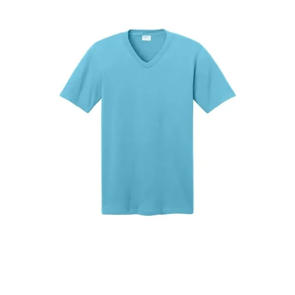 Port & Company Core Cotton V-Neck Tee.