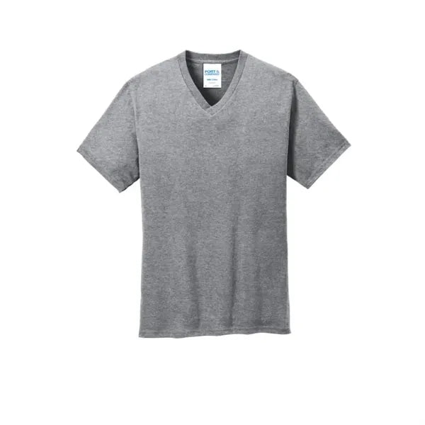 Port & Company Core Cotton V-Neck Tee.