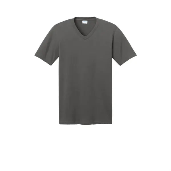 Port & Company Core Cotton V-Neck Tee.