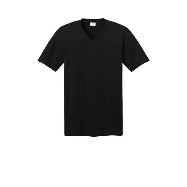 Port & Company Core Cotton V-Neck Tee.