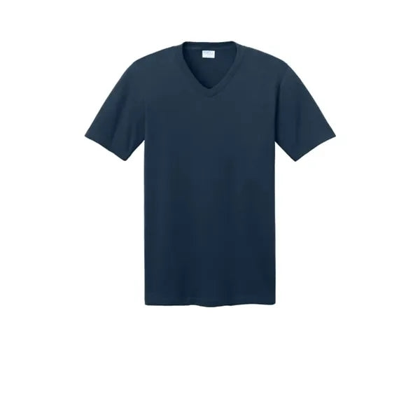 Port & Company Core Cotton V-Neck Tee.
