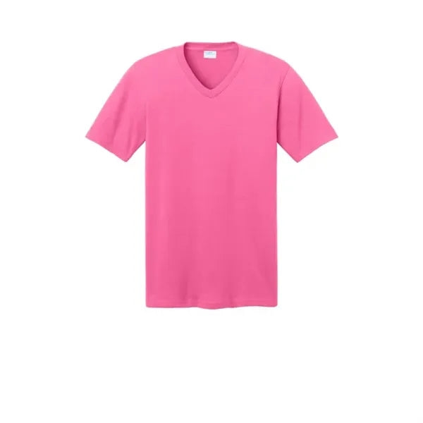 Port & Company Core Cotton V-Neck Tee.