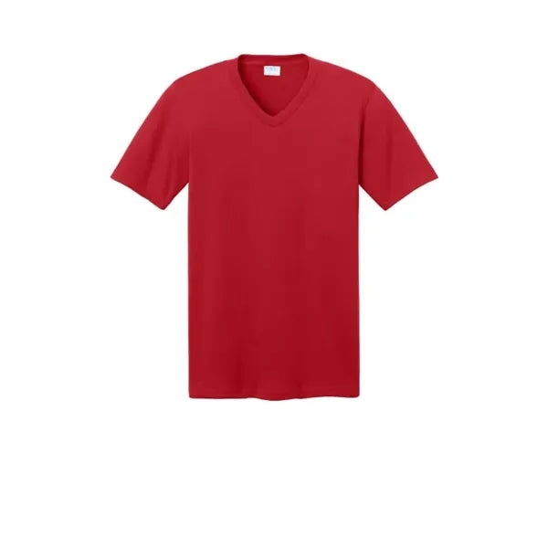 Port & Company Core Cotton V-Neck Tee.