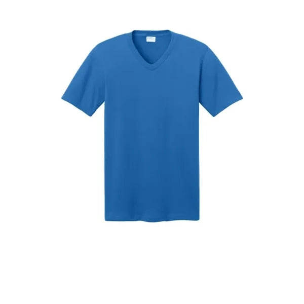 Port & Company Core Cotton V-Neck Tee.