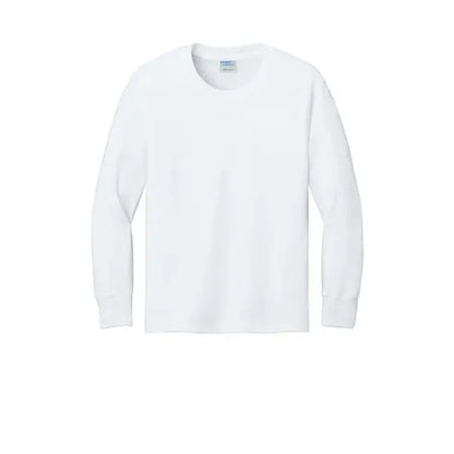 Port & Company Youth Long Sleeve Core Cotton Tee.