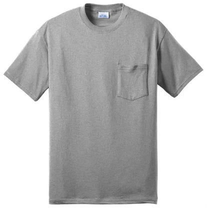 Port & Company Tall Core Blend Pocket Tee.