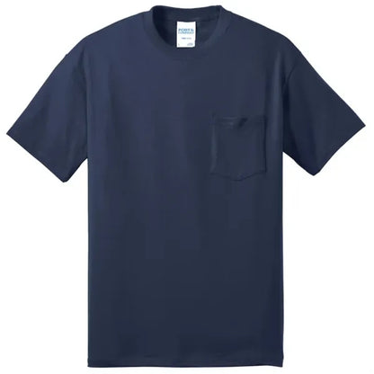 Port & Company Tall Core Blend Pocket Tee.