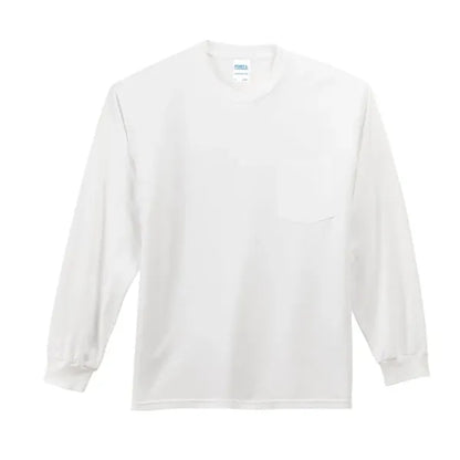 Port & Company Long Sleeve Essential Pocket Tee.