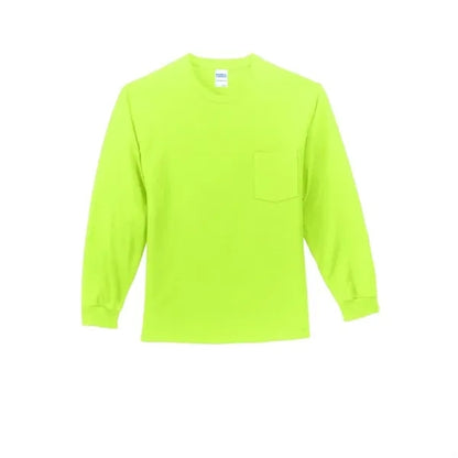 Port & Company Long Sleeve Essential Pocket Tee.