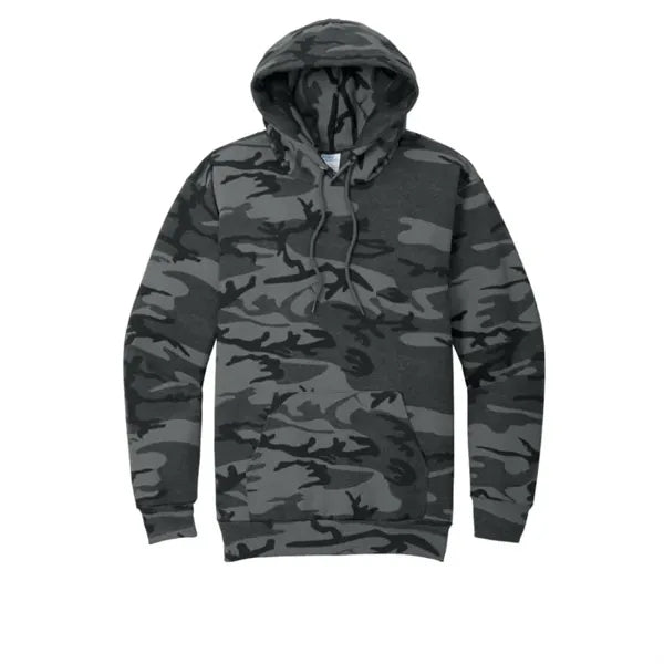 Port & Company Core Fleece Camo Pullover Hooded Sweatshirt.