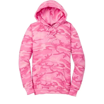 Port & Company Core Fleece Camo Pullover Hooded Sweatshirt.