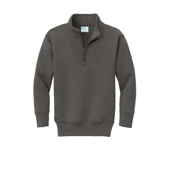 Port & Company Youth Core Fleece 1/4-Zip Pullover Sweatshirt