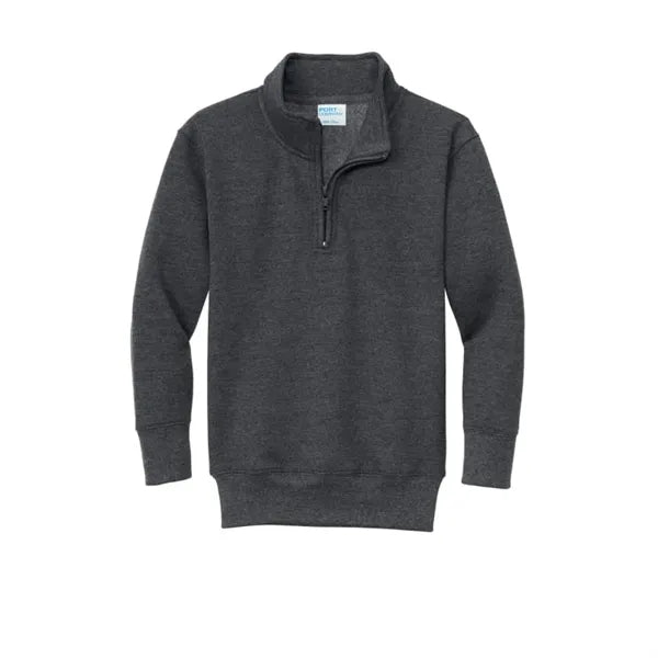 Port & Company Youth Core Fleece 1/4-Zip Pullover Sweatshirt