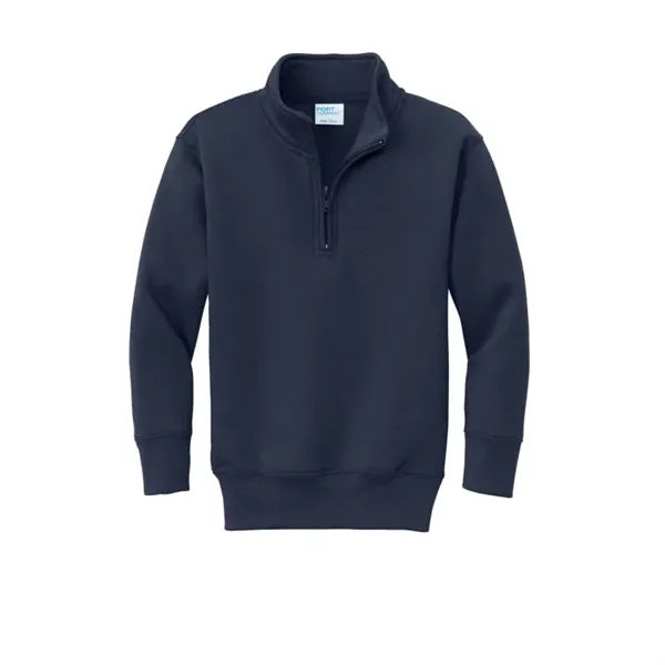 Port & Company Youth Core Fleece 1/4-Zip Pullover Sweatshirt