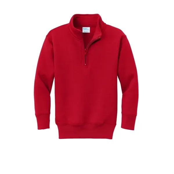 Port & Company Youth Core Fleece 1/4-Zip Pullover Sweatshirt