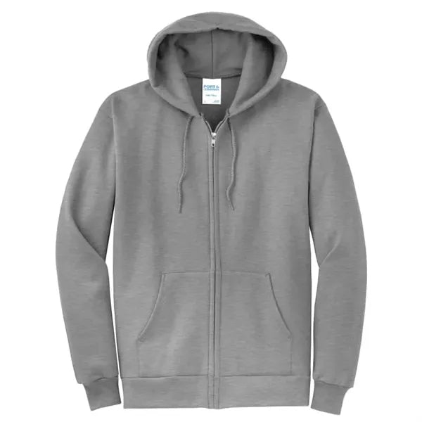 Port & Company - Core Fleece Full-Zip Hooded Sweatshirt.