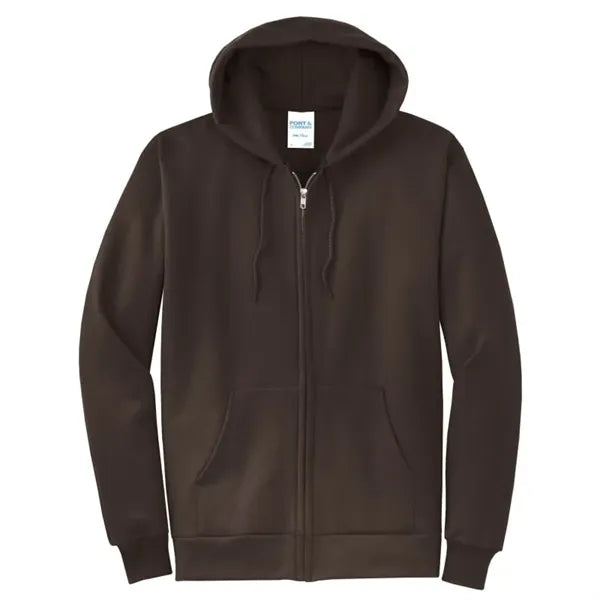 Port & Company - Core Fleece Full-Zip Hooded Sweatshirt.