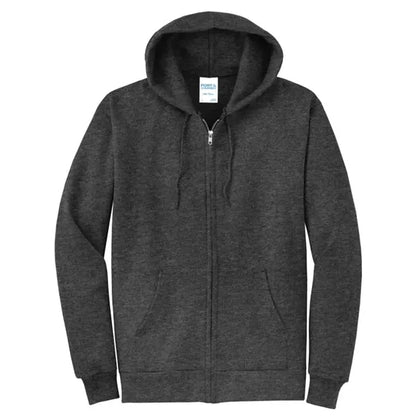 Port & Company - Core Fleece Full-Zip Hooded Sweatshirt.