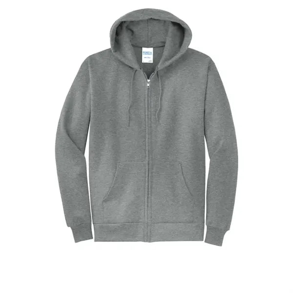 Port & Company - Core Fleece Full-Zip Hooded Sweatshirt.