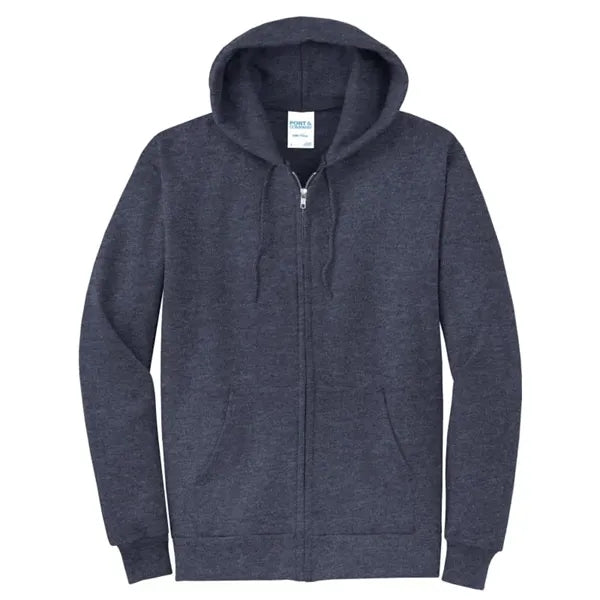 Port & Company - Core Fleece Full-Zip Hooded Sweatshirt.
