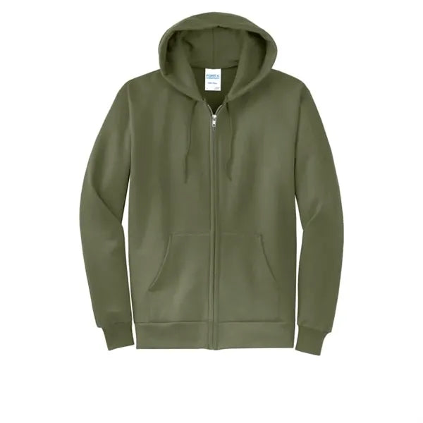 Port & Company - Core Fleece Full-Zip Hooded Sweatshirt.